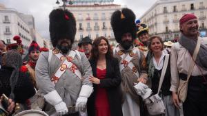 La presidenta Isabel Díaz Ayuso en la recreación histórica del levantamiento del pueblo madrileño contra el ejército francés el 2 de mayo de 1808