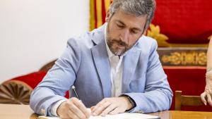 El consejero Miguel Ángel García Martín durante la inauguración en Villamanrique de Tajo del nuevo Auditorio La Vega de Tajo