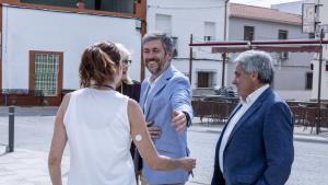 El consejero Miguel Ángel García Martín durante la inauguración en Villamanrique de Tajo del nuevo Auditorio La Vega de Tajo