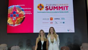 La viceconsejera Laura Gutiérrez durante el Levin Summer Summit