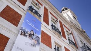 Imagen del Centro Internacional de prensa para la visita del papa