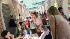 La consejera Dávila en la Fiesta de la Primavera