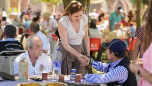 La consejera Dávila en la Fiesta de la Primavera