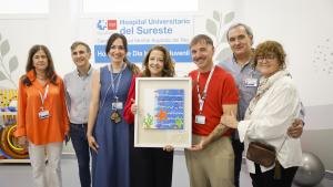La consejera Matute en el nuevo hospital de día en Arganda del Rey