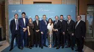 El consejero Carlos Novillo durante la entrega de Premios Canal de Isabel II por el 175º aniversario de su nacimiento