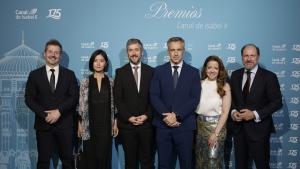 El consejero Carlos Novillo durante la entrega de Premios Canal de Isabel II por el 175º aniversario de su nacimiento