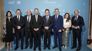 El consejero Carlos Novillo durante la entrega de Premios Canal de Isabel II por el 175º aniversario de su nacimiento