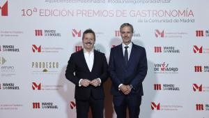 El consejero De Paco Serrano en los Premios de la Academia Madrileña de Gastronomía