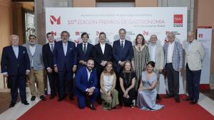 El consejero De Paco Serrano en los Premios de la Academia Madrileña de Gastronomía