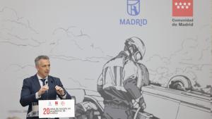 El consejero Carlos Novillo durante el XX Encuentro Nacional de Rescate en Accidentes de Tráfico y Trauma