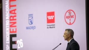 El consejero Carlos Novillo durante el XX Encuentro Nacional de Rescate en Accidentes de Tráfico y Trauma