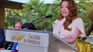 La consejera Matute en la graduación de 180 alumnos de Medicina formados en la LIII promoción de la Universidad Autónoma de Madrid