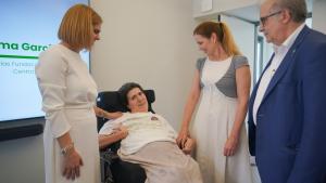 La consejera Ana Dávila durante la inauguración del proyecto residencial para mejorar la vida de mujeres con discapacidad intelectual