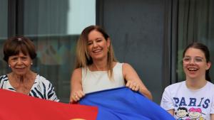 La consejera Ana Dávila durante la presentación de los campamentos intergeneracionales 