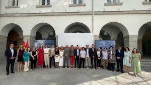 La viceconsejera Martín en la presentación de nueve textos adaptados