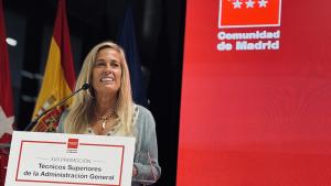 La consejera Albert en la clausura la XVII promoción, celebrado hoy en la sede de la Consejería.