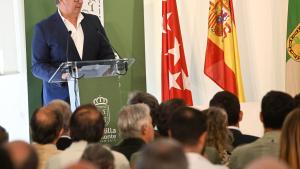 El viceconsejero José Antonio Sánchez durante la jornada Gestión de Residuos urbanos en la Comunidad de Madrid