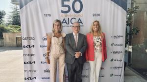 La consejera Rocío Albert durante el 50º aniversario de la Asociación de Empresarios de Alcobendas