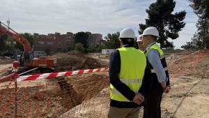 El consejero Rodrigo en la urbanización de la UVA de Hortaleza