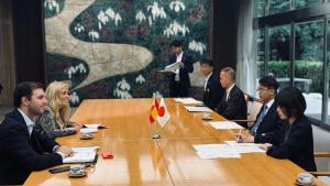 La consejera Rocío Albert durante su visita en Japón