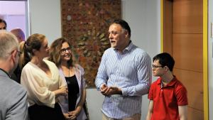 La consejera Dávila en el Centro Padre Zurita