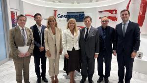 La consejera Rocío Albert durante su primer día de viaje en Japón