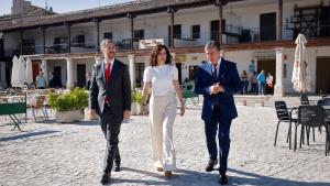 Díaz Ayuso, en un recorrido por Colmenar de Oreja