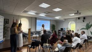 visita delegación Brasil y Portugal al Hospital Guadarrama