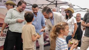 El consejero Miguel Ángel García en la Feria de la Sierra Norte 2026