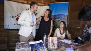 El consejero Miguel Ángel García en la Feria de la Sierra Norte 2026