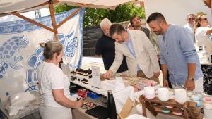 El consejero Miguel Ángel García en la Feria de la Sierra Norte 2026