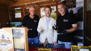 El consejero Miguel Ángel García en la Feria de la Sierra Norte 2026