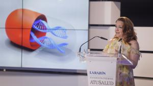 La consejera Fátima Matute en los XV premios A Tú Salud de La Razón 