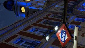 La Real Casa de Correos iluminada de azul por el Día Nacional del Donante de Órganos, Tejidos y Células