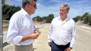 El viceconsejero José Antonio Sánchez durante su visita a Fresnedillas de la Oliva y Zarzalejo
