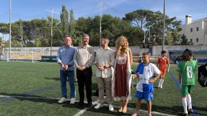 Miguel Ángel García Martín durante el partido de fútbol benéfico de Dignidad y Justicia