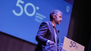 La Comunidad de Madrid, en la gala del 50º aniversario del Distrito de Latina El consejero García Martín en la gala del 50º aniversario del Distrito de Latina