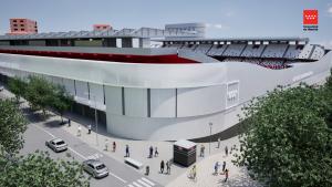 remodelación integral del estadio de Vallecas 