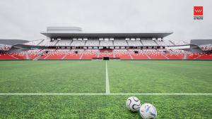 remodelación integral del estadio de Vallecas 