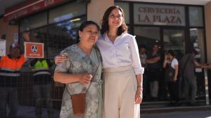 La presidenta Isabel Díaz Ayuso en la Finca Vista Alegre
