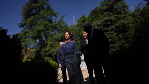 La presidenta Isabel Díaz Ayuso en la Finca Vista Alegre