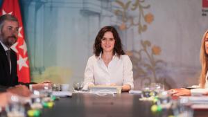 La presidenta Isabel Díaz Ayuso en la Finca Vista Alegre
