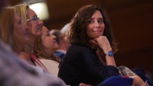 Díaz Ayuso presenta el nuevo Centro Regional de Terapias Avanzadas La presidenta Isabel Díaz Ayuso durante la presentación del nuevo Centro Regional de Terapias Avanzadas