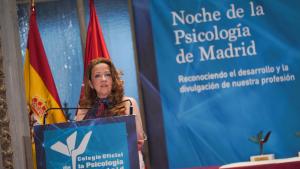 La consejera Matute en la 31ª edición de la Noche de la Psicología