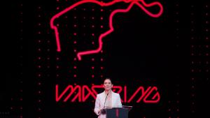 Díaz Ayuso participa en el acto de presentación del nuevo circuito Madring La presidenta Isabel Díaz Ayuso durante la presentación del nuevo circuito que acogerá el Gran Premio de España de Fórmula 1
