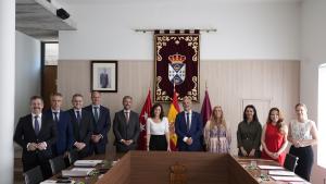 La presidenta Isabel Díaz Ayuso durante la reunión del Consejo de Gobierno en Batres