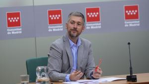 El consejero Miguel Ángel García Martín durante la presentación de la programación y el dispositivo especial por el eclipse solar total 