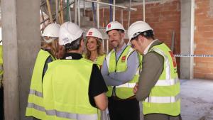 La Comunidad de Madrid avanza en la construcción de los nuevos juzgados de Collado Villalba El consejero García Martín en la construcción de los nuevos juzgados de Collado Villalba