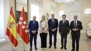 El consejero López-Valverde reunido con altos cargos de la multinacional tecnológica Cisco