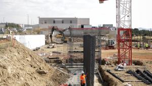 Obras de construcción del nuevo Hospital de Cuidados y Recuperación Funcional Sierra Norte Vista de las obras del nuevo Hospital de Cuidados y Recuperación Funcional Sierra Norte